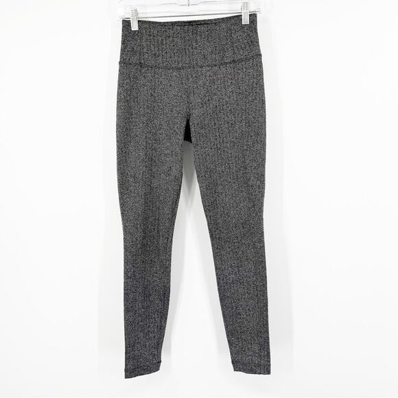 Athleta High Rise Delancey Herringbone Tights Leggings - Picture 2 of 9
